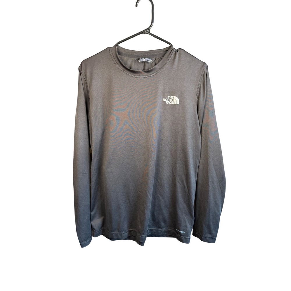 The North Face Mens FlashDry Long Sleeve Shirt Black Small Performance Tee